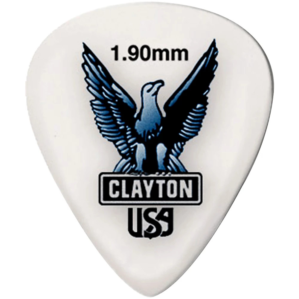 Стандартные гитарные медиаторы Clayton Acetal 19 мм 1 дюжина 2290₽