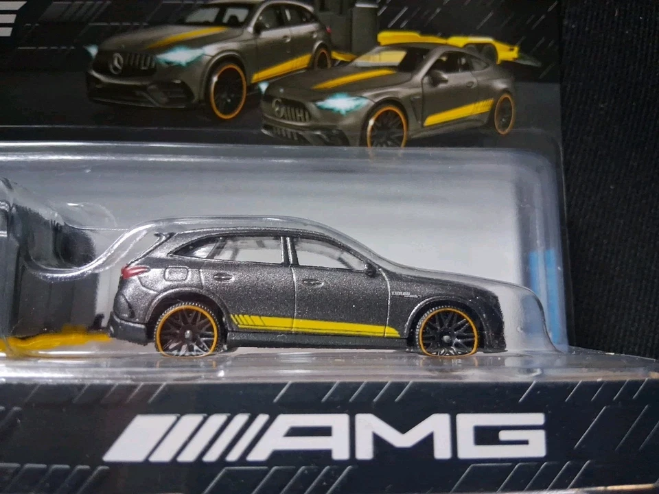 Majorette 🇨🇵 1/64 Mercedes- AMG Deluxe trailer GLC 63 S + CLE 53 Neuf/ NEW - Photo 3/4