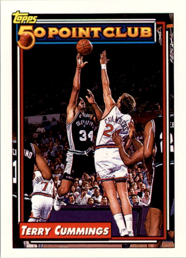 1992-93 Topps #209 Terry Cummings 50P - BSK