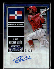 Luis Encarnacion 2015 Contenders Draft Picks International Cracked Ice Auto /23