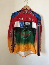 MAGLIA CICLISMO VOLER BIANCHI KONDRA SYSTEMS uomo grande schiena tasche posteriori zip