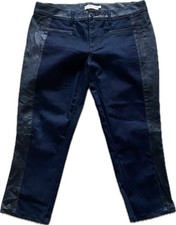 Tory Burch Leggings 30 With side Paneled Leather