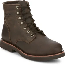 Chippewa Mens Classic 2.0 6in Lace Up Wood Leather Work Boots 12 EE