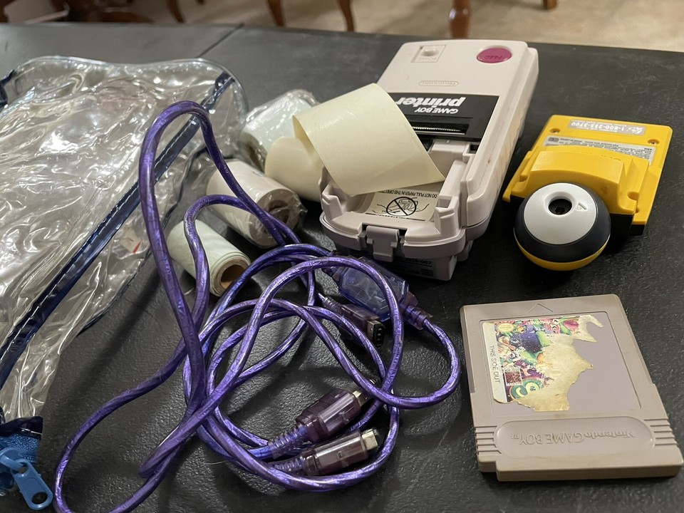Game Boy Printer / Camera / Link Cable / Fresh Thermal Paper Battle