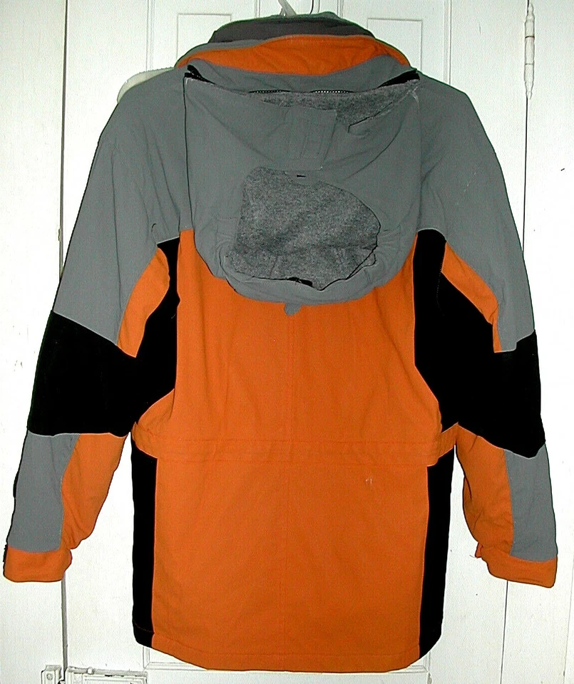 Abrigo de invierno impermeable 3 en 1 para niños Parka de esquí forrada con capucha talla 14/16 grande Foto 3 de 4