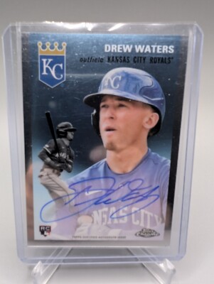 2023 Topps Chrome Platinum Drew Waters #CPA-DWA Auto RC Kansas City Royals