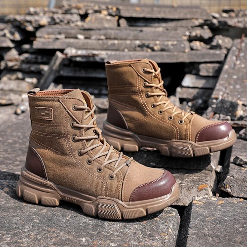 Safety Shoes Men Steel toe Work Sneakers Indestructible New Protective Boots - Picture 12 of 22