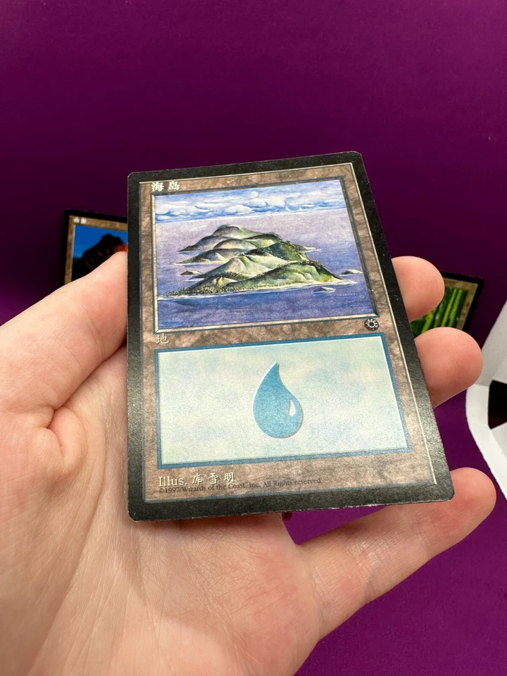 MTG Alternate Art Basic Land Set of 5 Portal 1 Simplified Chinese *CCGHouse* - Image 3 of 4