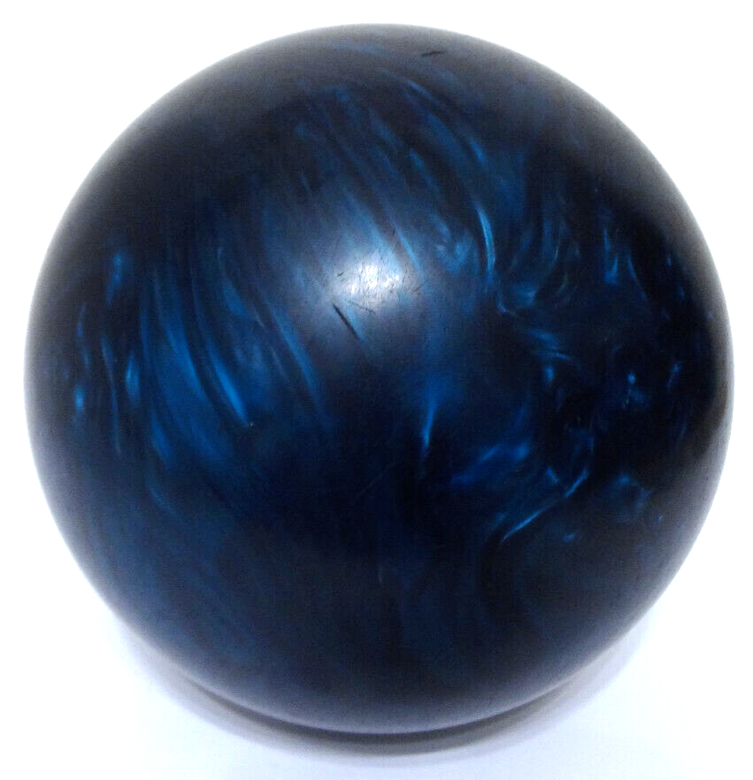 AMF AMFLITE BOWLING BALL 10lb-3.1oz JET RETRO VINTAGE BLUE