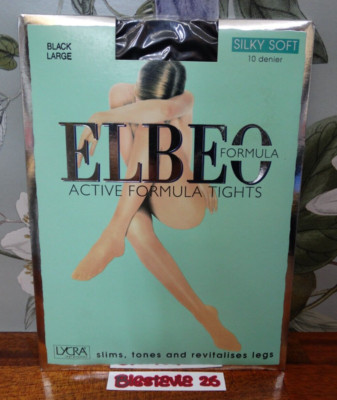 Elbeo Active Fortmula Tights Large Black  FREE POST