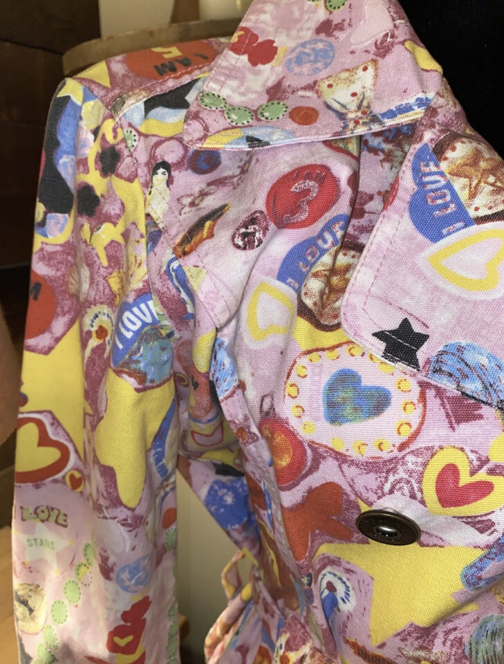 【00s_Archive】NO ID. FarmeltonJacket平成Y2K FIORUCCI x Target 2005 Collectible WEARABLE Art Trench Y2K JACKET