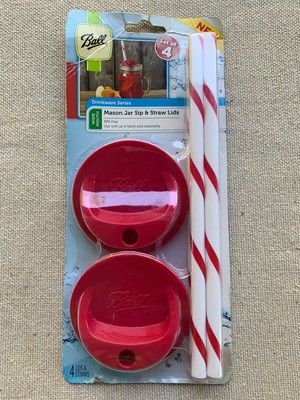 ball sip and straw lids wide mouth