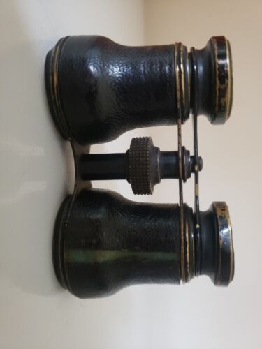 Vintage Opera Glasses Leather Incased Binoculars - Picture 3 of 4