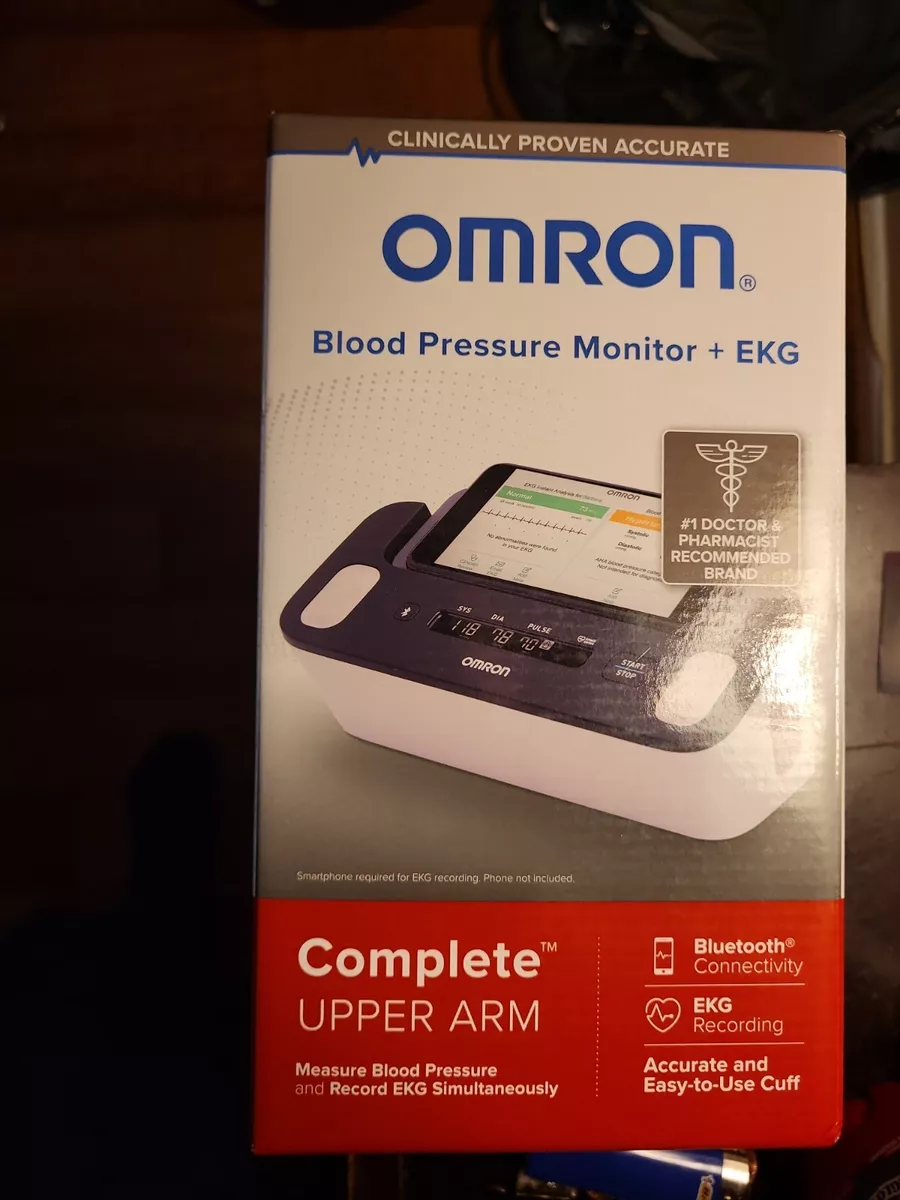 Omron Complete Blood Pressure Monitor + EKG, Upper Arm