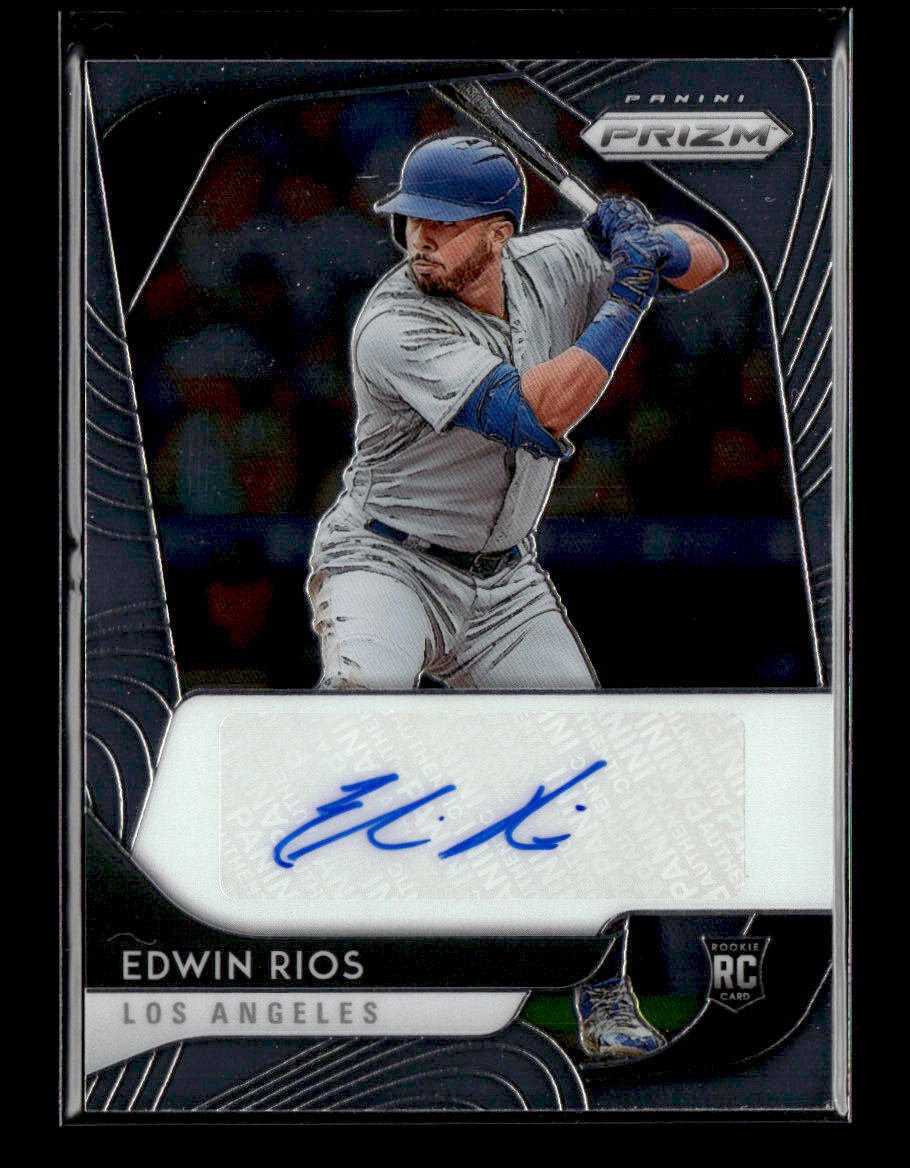 2020 Panini Prizm #RA-ER Edwin Rios Rookie Autographs