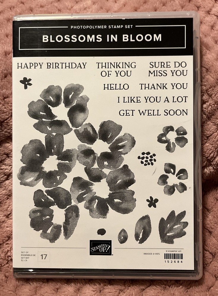 Stampin' Up! BLOSSOMS IN BLOOM Stamps & MANY LAYERED BLOSSOMS Dies NEW