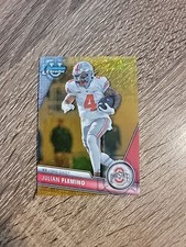 2023 Bowman Chrome University Julian Fleming /50 Gold Shimmer Refractor #109