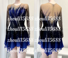 New ice figure skating dress Baton rotating dress custom size