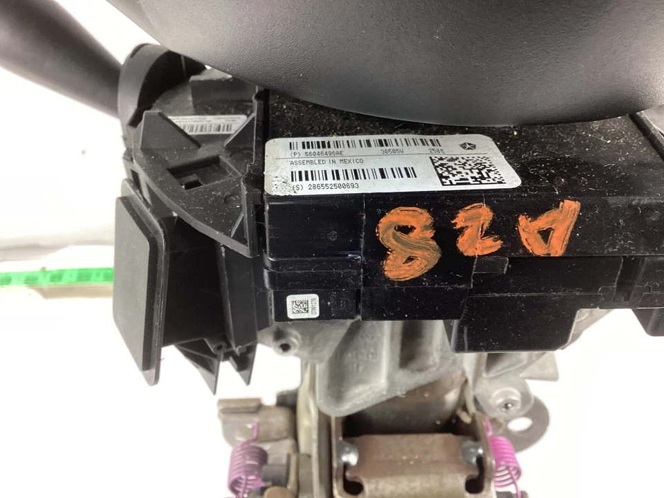 2012-2019 DODGE CARAVAN STEERING WHEEL & STEERING COLUMN ASSEMBLY 05057642ah OEM Foto 2 de 4