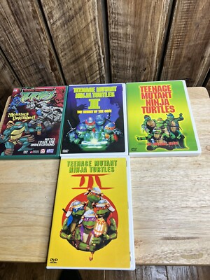 Lot 4 Teenage Mutant Ninja Turtles DVD Lot TMNT | eBay