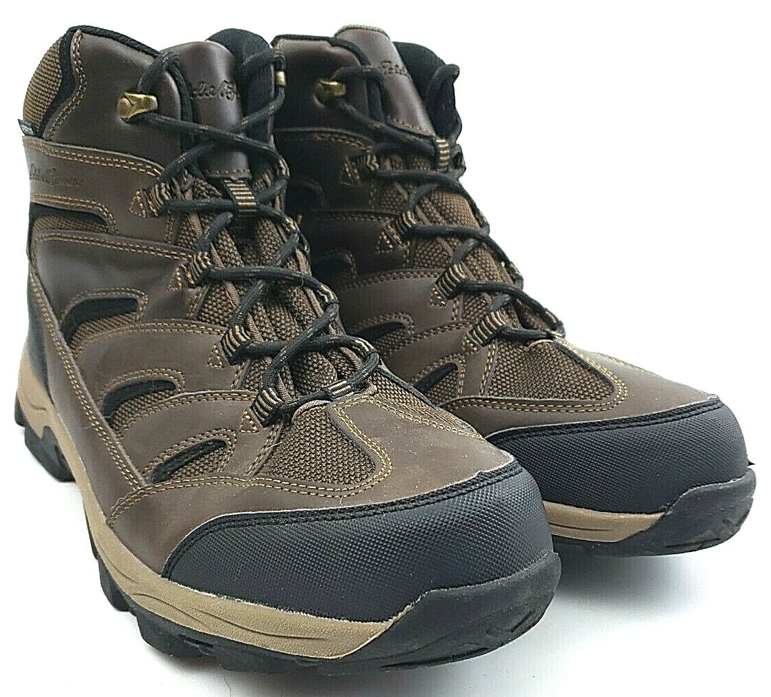 Eddie Bauer Fairmont Leather Waterproof High Top Hiking Boots Men's Size 12