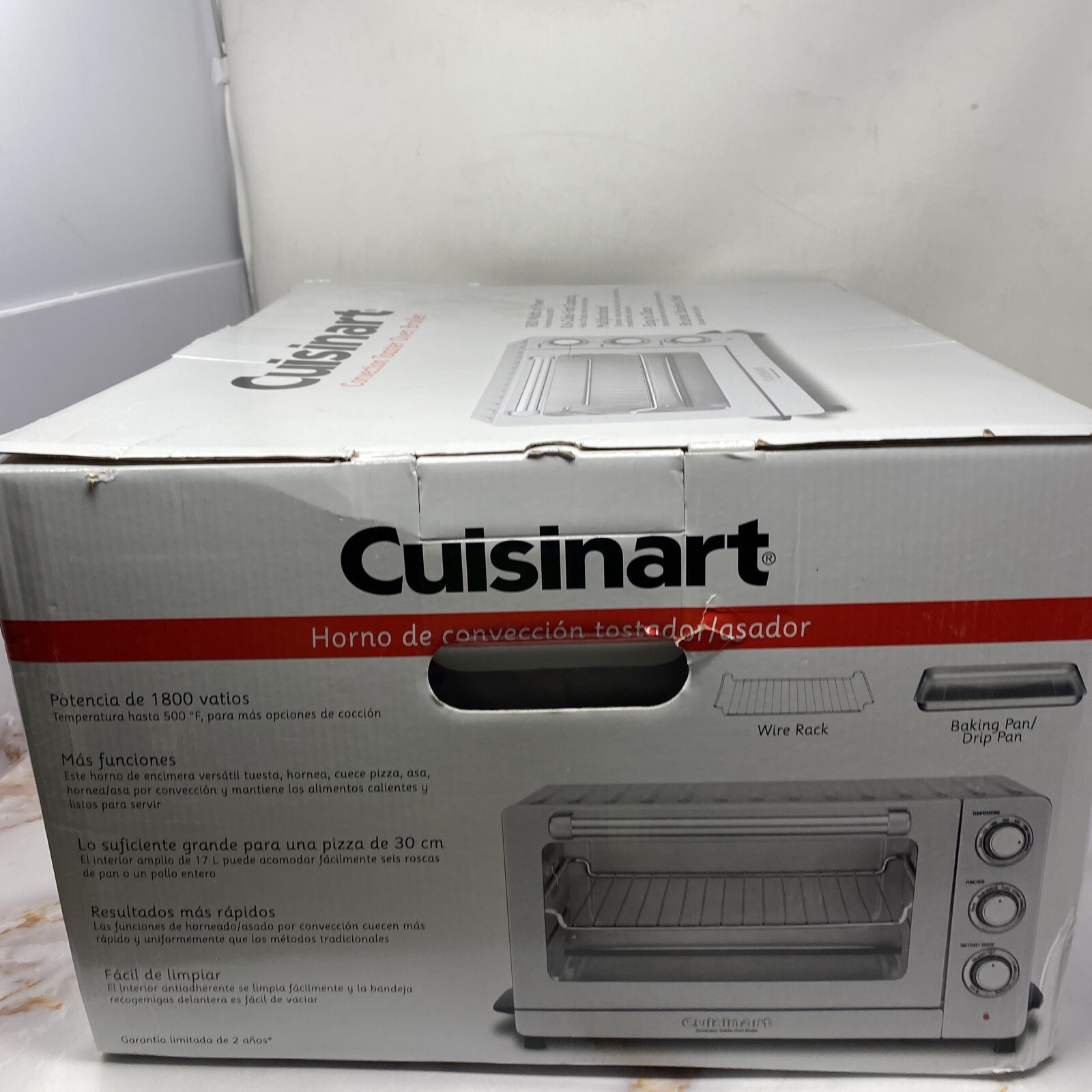 Cuisinart TOB60N1 Toaster Oven Broiler with Convection, Stainless