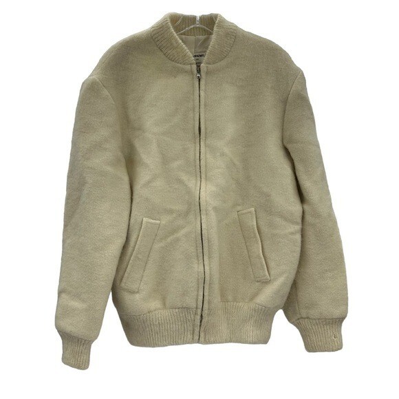 Nordurknit Arctic Sheep Wool Knit Full Zip Cardigan Bomber Nordurknit Arctic Sheep Wool Knit Full Zip Cardigan Bomber
