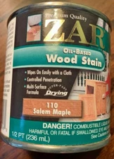Zar Interior Stain 110 Salem Maple 1/2 pint