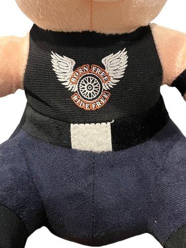 Born Free Ride Free Plüschschwein Biker Motorrad National Entertainment Network - Bild 5 von 11