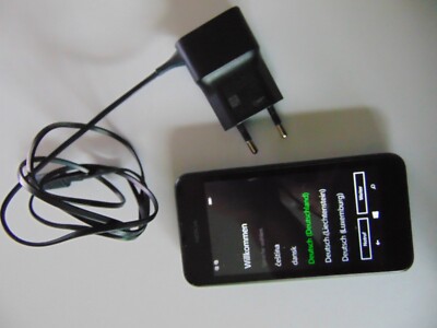 Nokia Lumia 530 Dual SIM gebraucht ohne Sim Lock ,Schwarz, 