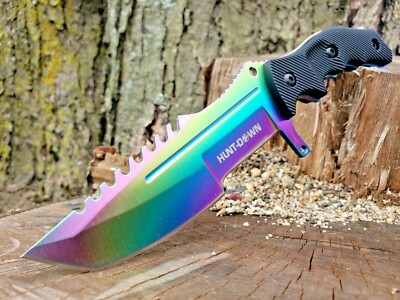 Counter-Strike Game Knife Mini Huntsman Bowie Fixed Blade CS:GO CSGO 8.5'' EDC 