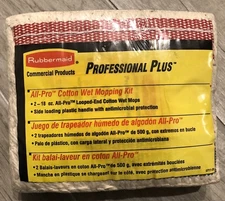 Rubbermaid Professional Plus All-Pro Cotton Wet Mopping Kit 