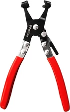 Professional Hose Clamp Pliers Repair Tool Swivel Flat Band for Removal and Inst