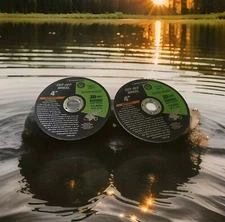 Warrior Grinding Cut-Off Wheel 4" 30 Grit. Silicon Carbide 3/32" Thick .2  Pack.