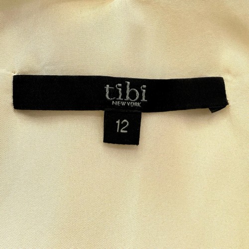 Tibi New York Size 12 US (16 Aus, UK) Ivory Floral Silk Emme Halter Dress - Picture 12 of 24