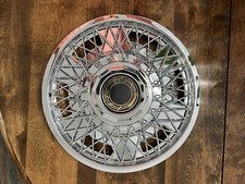 Vintage 1980s Chrome 64 Spoke 14 Hub Cover Set Of 2 New Vintage 1980s Chrome 64 Spoke 14 Hub Cover Set Of 2 New