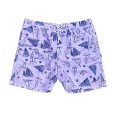 U.S POLO ASSN Men  s Pink Swim Shorts W/ Sailboat Pattern Size XL