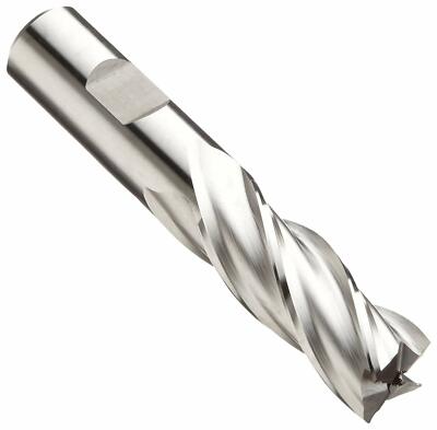 Niagara Cutter N85120 High Speed Steel Square Nose End Mill, Weldon Shank, Uncoa