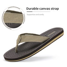 Men's Sandals Flip Flops Beach Sandals Lightweight EVA Sole Comfort Thongs Shoes
