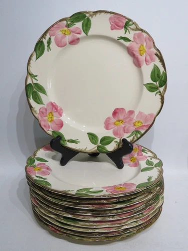 Franciscan "Desert Rose" 10½" Dinner Plates Set of 10 USA