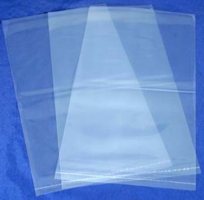 100 Clear large Flat Poly Bags 1mil  24x18'' Plastic Bag / No Self Seal