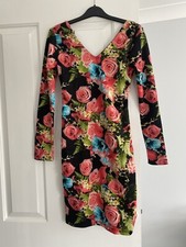 GOSSIP New Floral Bodycon Dress Size Small 8