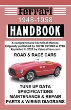 Ferrari Handbook 1948-1958 - A Comprehensive Technical Manual... by Floyd Clymer