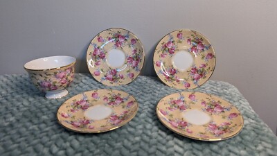 Vintage Royal Grafton By Tams Floral Teacup And Saucer Rose