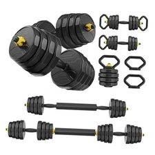  Adjustable Dumbbells, 44/66lbs Free Weight Set with 4 Modes, B.66LB(33LB Pair)