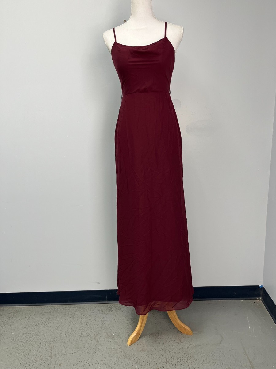 j house bridesmaid dresses JJ's House A-line V-Neck Floor-Length Chiffon Bridesmaid Dress 2026