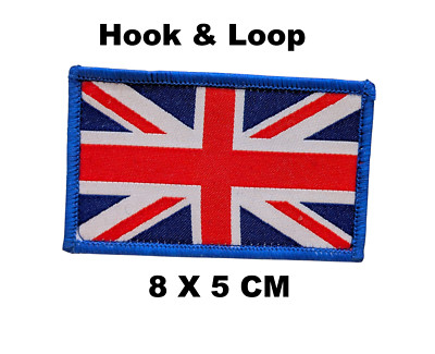Union Jack Großbritannien Flagge Cool National Hook & Loop Patch Abzeichen Kleidung N-331