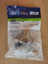 Dahl 1/4 Turn DUAL Angle Stop 5/8 OD Comp x 3/8 x 3/8  611-33-31- 31