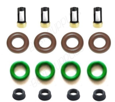 #ad Fuel Injector Repair Kit Filters Upper amp; Lower Oring for Nissan Altima Sentra $18.99