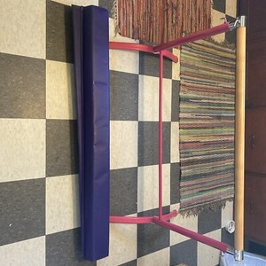 Le Stage 44” Freestanding Adjustable Training Barre Pink & 9’ Practice Beam